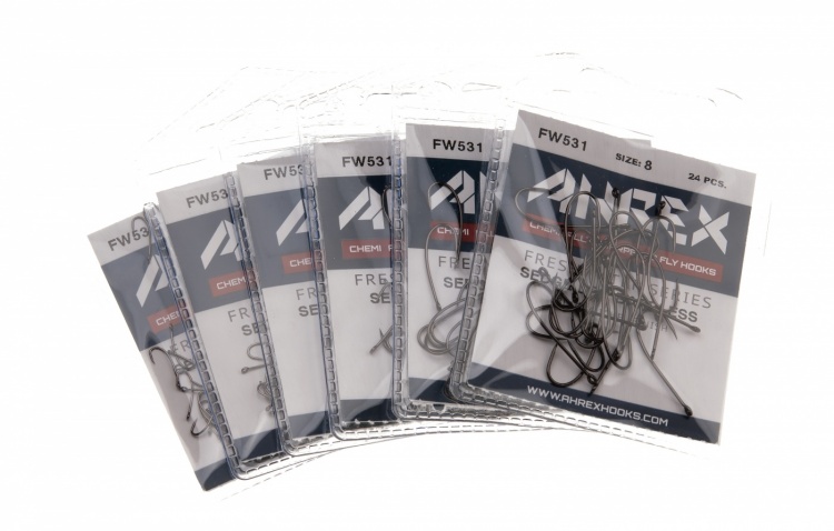 Ahrex Fw531 Sedge Dry Hook Barbless #18 Trout Fly Tying Hooks